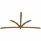 Ekena Millwork Davenport Timber Gable Bracket, Western Red Cedar, 108"W x 58"H x 1 1/2"D x 3 1/2"F, 13/12 Pitch GBW108X58X0204DAV00SWR - alternate 3